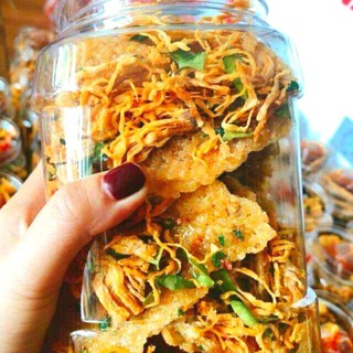 Cơm cháy lắc khô gà 300g cơm cháy đồ ăn vặt