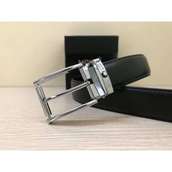 Thắt Lưng Da Nam MonBlanc Cao Cấp khoá kim fullbox-BH 01 năm