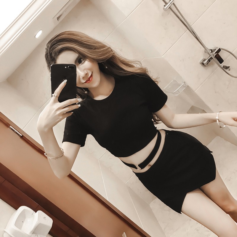 ÁO THUN CROTOP NỊT EO ULZZANG CÁ TÍNH THỜI TRANG NỮ | BigBuy360 - bigbuy360.vn