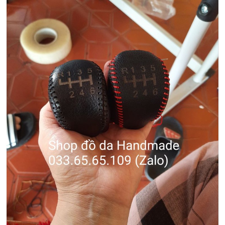 Bọc da cần số & phanh tay xe Ford ranger số sàn