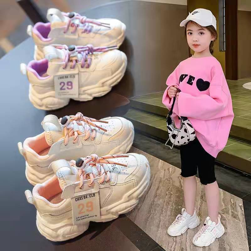 Giày Thể Thao Đế Mềm Chống Nước Thời Trang Xuân Thu 2023 Cho Bé