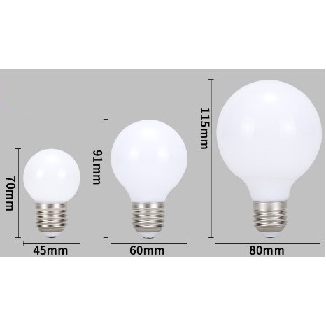 Bóng Đèn Led Thủy Tinh Vỏ Trắng Sữa G80 7w Đui E27 Trang Trí Nhà Cửa Siêu Đẹp, Thiết Kế Bóng Đèn Sáng Tạo HL Lighitng