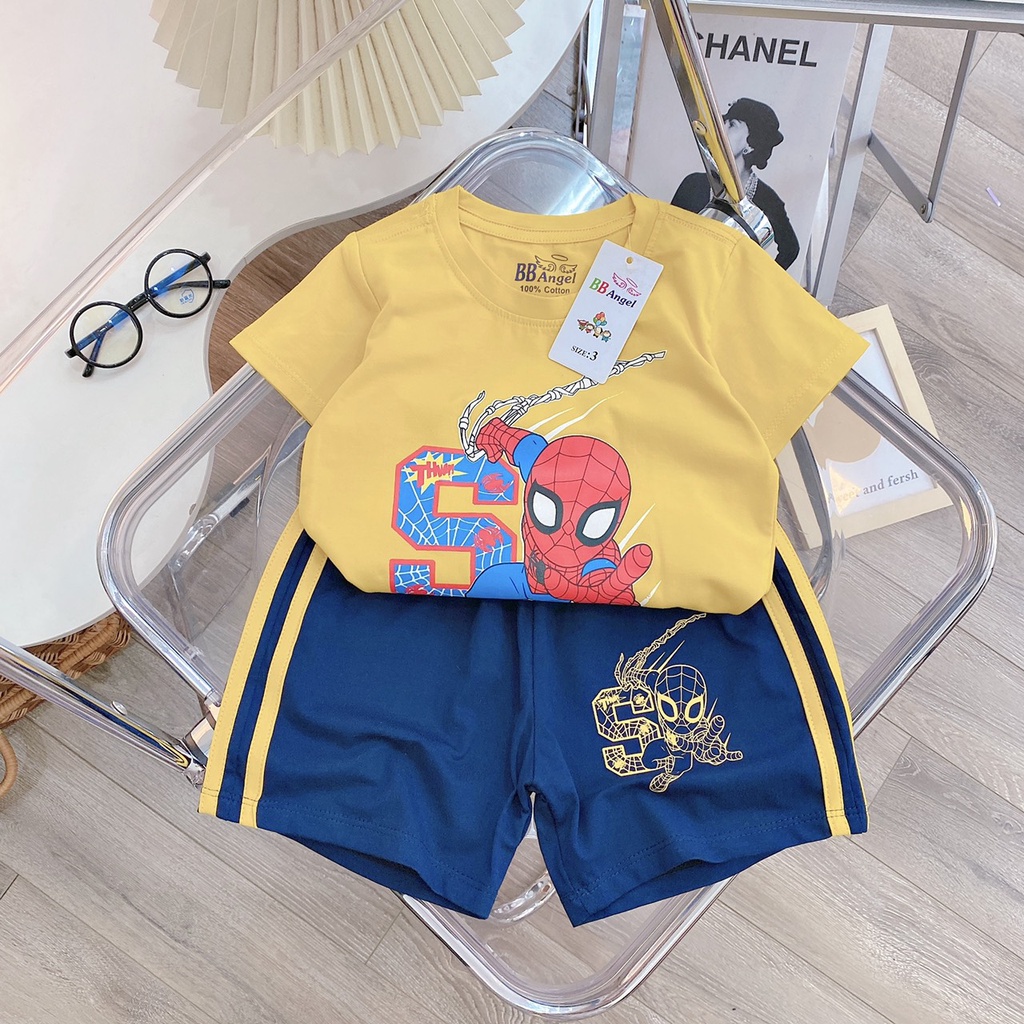 in hình SIÊU NHÂN cotton co giãn 4 chiều cao cấp
