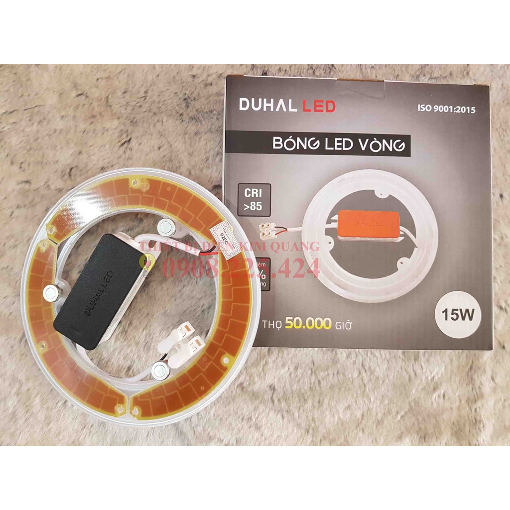 Bóng LED vòng Duhal/ Bóng LED Vỉ 15W/24W Ánh sáng TRẮNG-HÀNG CHÍNH HÃNG