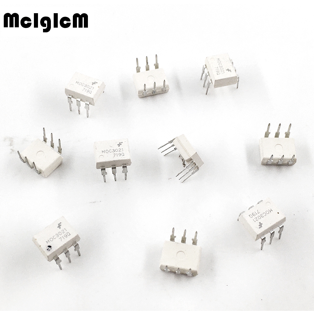 Set 10 con chip 6 chân MOC3021 MOC3052 MOC3063 DIP6 DIP