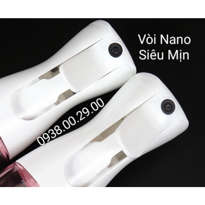 Bình Xịt Nước Phun Sương Nano Siêu Mịn, Bình Xịt Nước Phun Sương Cắt Tóc 300ml.