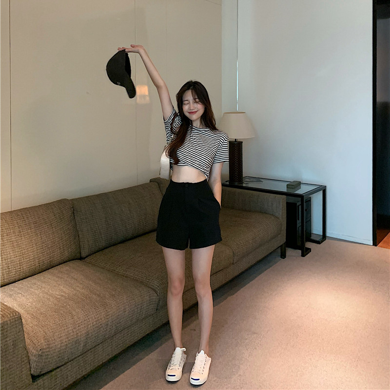 Quần Ngắn Cho Nữ Ống Rộng Lưng Cao Thời Trang Mùa Hè | BigBuy360 - bigbuy360.vn