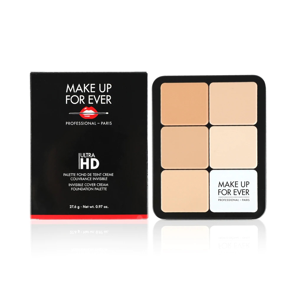 [Chính hãng] Bảng kem nền 12 ô màu Make Up For Ever Ultra HD Invisible Cover Cream Foundation Palette