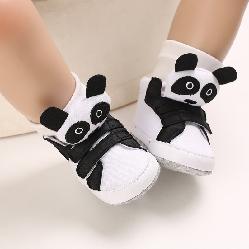 Giày thể thao đế mềm hình gấu hoạt hình dễ thương thời trang cho bé trai sơ sinh 1 tuổi