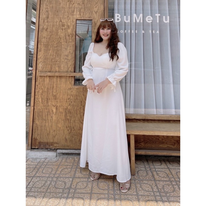 Đầm maxi đan dây bigsize 60=>90kg