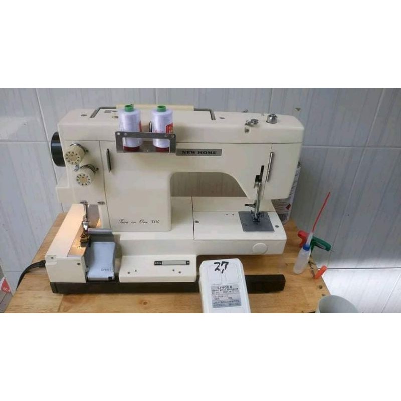 Janome( máy may 2 đầu,1 đầu may đa năng,1 đầu vắt sổ thật,máy nhật bãi )