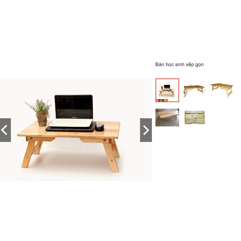 Bàn học sinh ngồi bệt xếp gọn | BigBuy360 - bigbuy360.vn