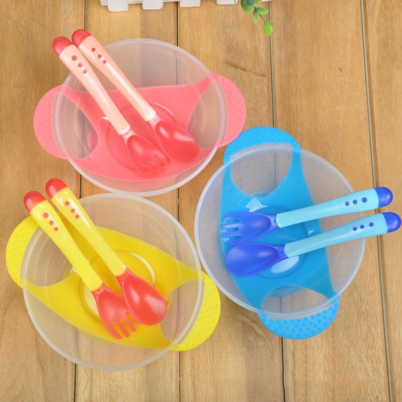 Bộ Tô Tập Ăn Cho Bé Chống Trượt