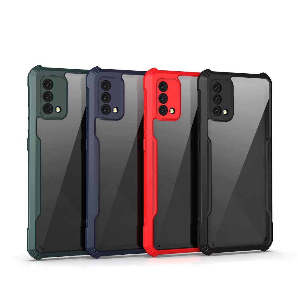 Ốp Điện Thoại Trong Suốt Chống Sốc Cho Oppo A92 A72 A52 A91 F15 Reno 3 Pro 2z 2f Realme 6 Pro 6s Narzo A74 F19