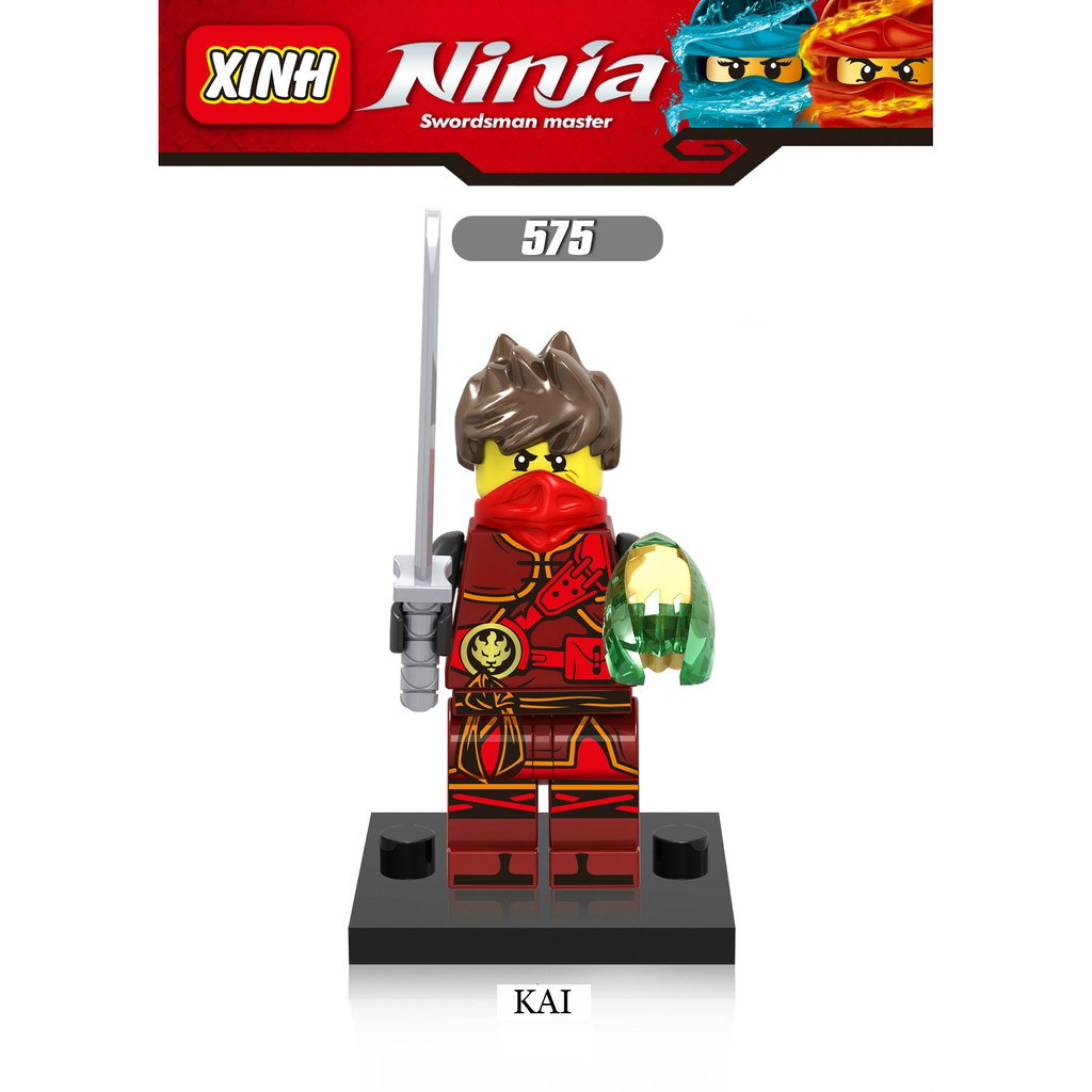 Minifigures Nhân Vật Ninja Swordsman Master Từ X571 - X578