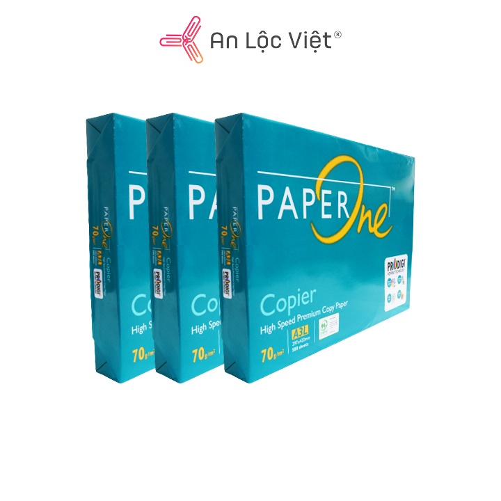 Giấy A3 PAPERONE định lượng 70 GSM – 80 GSM  500 tờ ( 1 Ram)