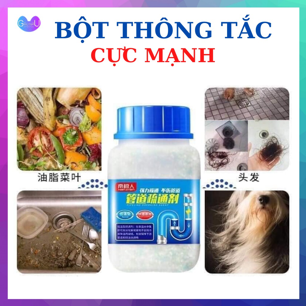 Bột Thông Cống Cực Mạnh YUHAO Bột Thông Bồn Cầu, Bột Thông Tắc Nghẽn Cống