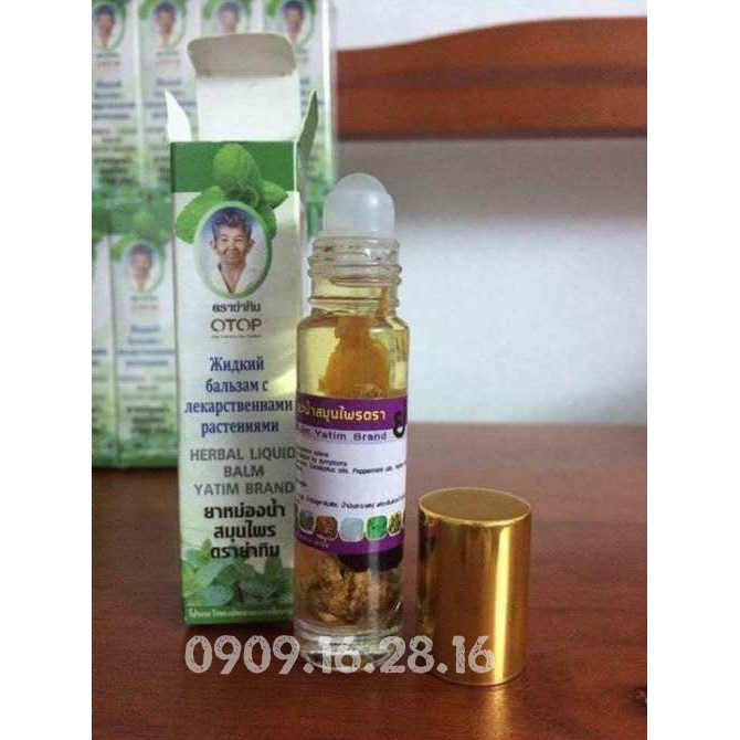 DẦU 16 VỊ THẢO MỘC THÁI LAN LỐC 1 CHAI 8 ML