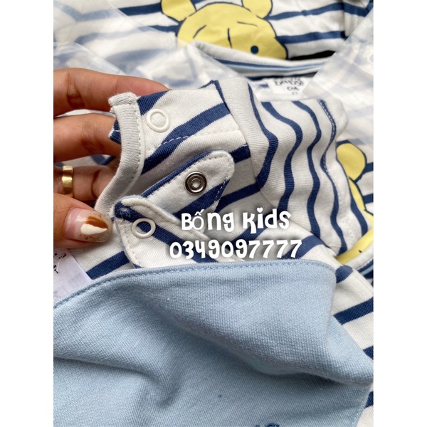 Bộ Hè Bé Trai Gấu Pooh Kẻ Ngang C&amp;A