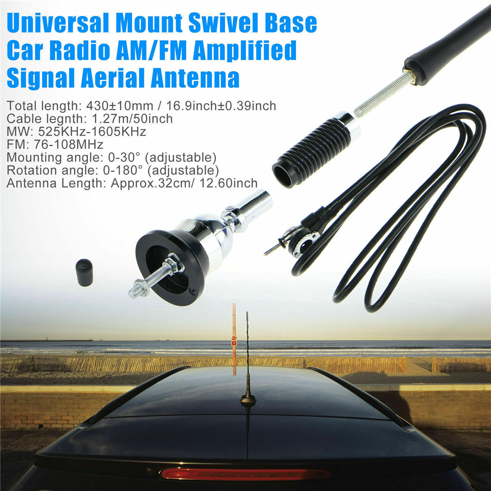 Anten thu sóng radio AM/ FM 16 inch dành cho ô tô