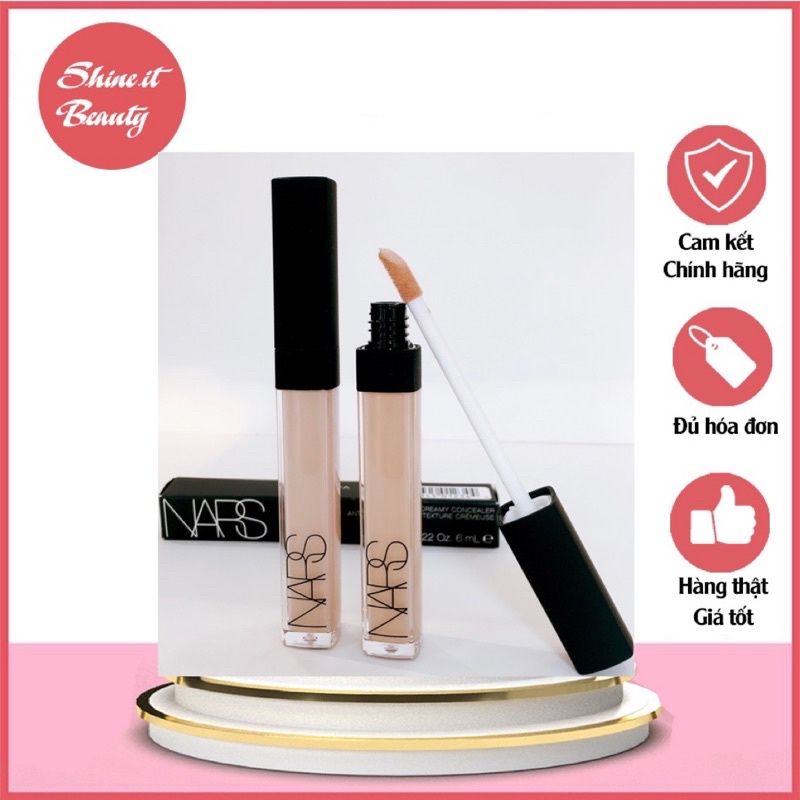 Che khuyết điểm Radiant creamy concealer Nars có bill - tone Vanila và Custard