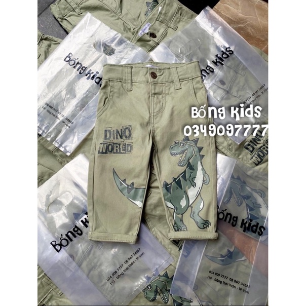 Quần Kaki Bé Trai Khủg Log Dáng Rộng Rêu GJ