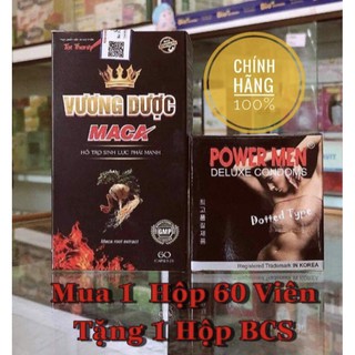 [Quà Tặng Chính Hãng] Vương Dược Maca hộp 60 viên - Tăng cường sinh lý, hỗ trợ yếu sinh lý