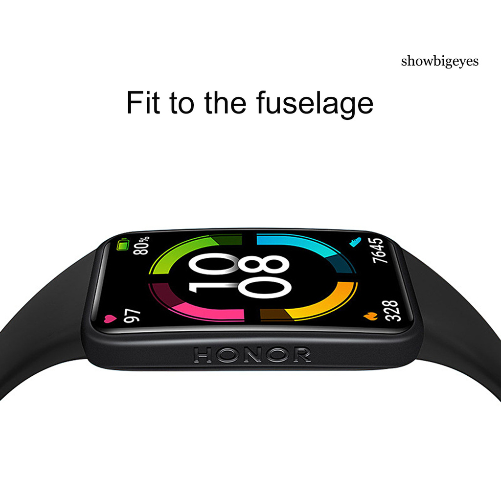 Sh-C Dây Đeo Silicon Thay Thế Cho Đồng Hồ Thông Minh Huawei Honor Band 6