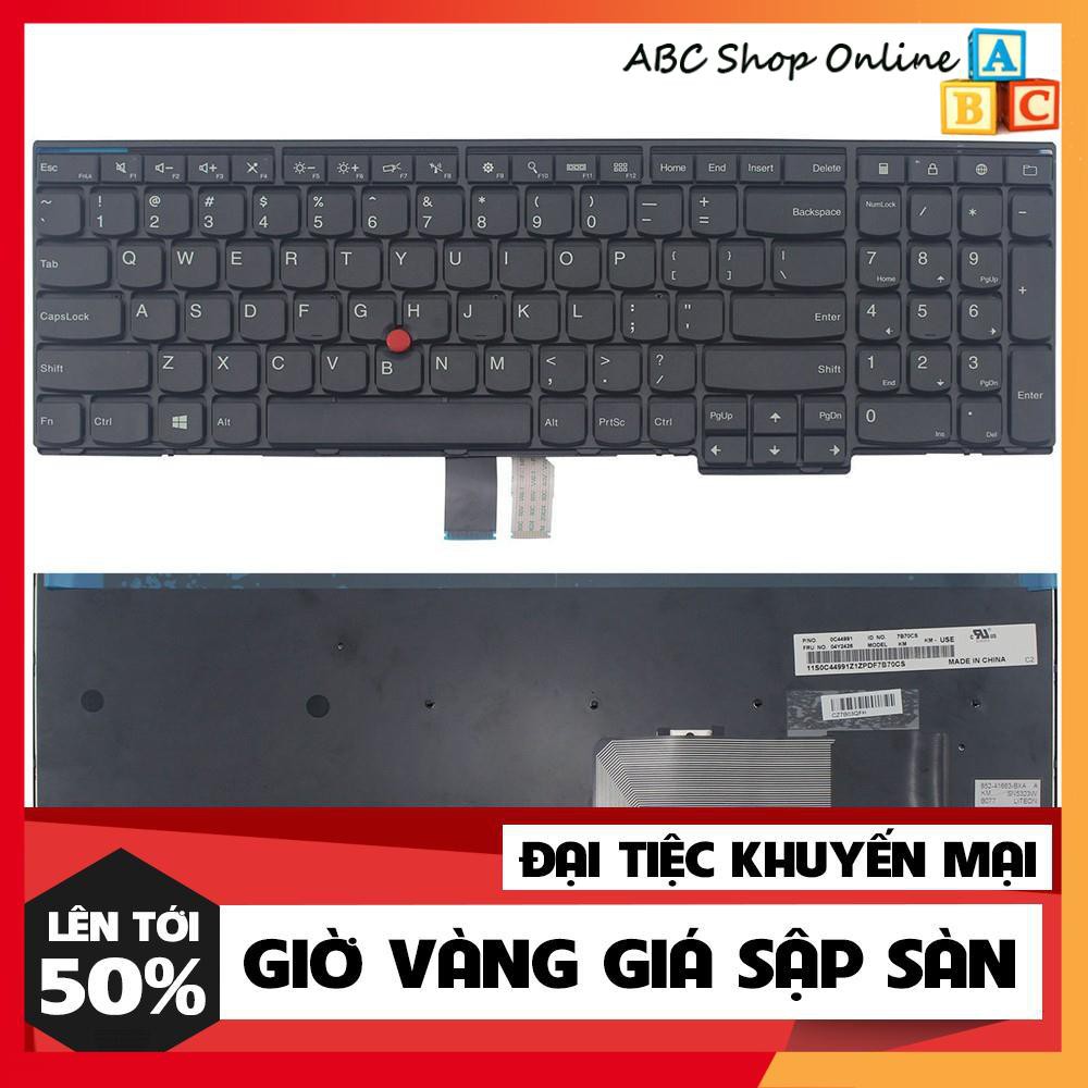 [Mã 253ELSALE hoàn 7% đơn 300K] (ẢNH THẬT) Bàn phím Laptop IBM ThinkPad E531 E540 T540P T540 L540 04Y2408 0C44973