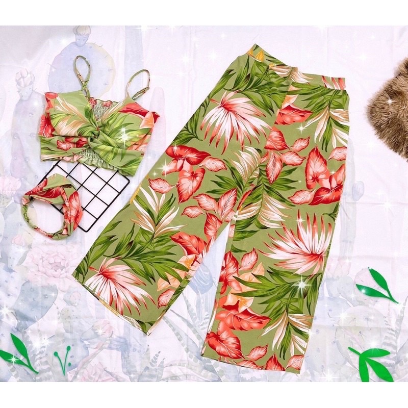 BIKINI Nữ Set 3 Món kèm Tuban đi biển chụp hình siêu xinh #bikini #đồ bơi nữ