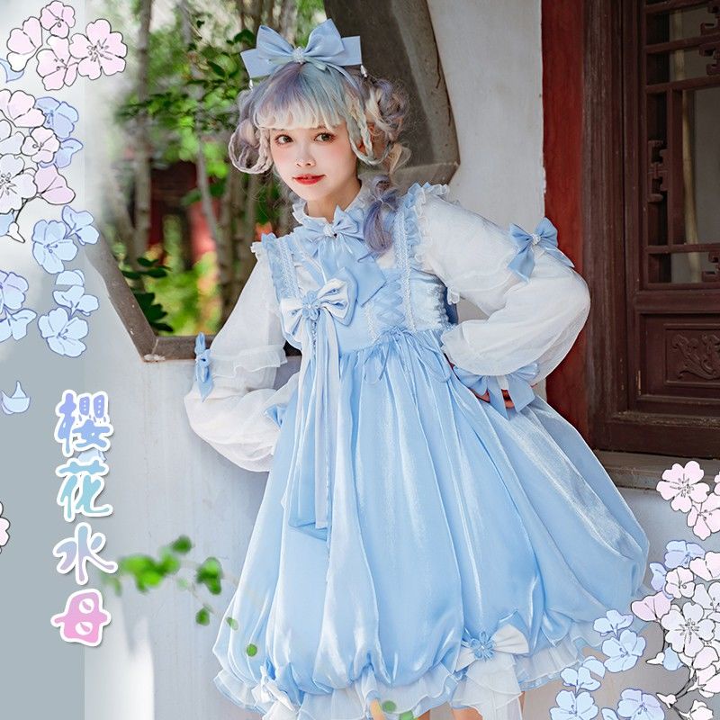 Đầm Thiết Kế Phong Cách Lolita Dễ Thương Dành Cho Bé Gái