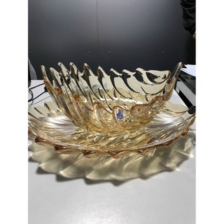 BỘ BÁT ĐĨA THỦY TINH SOGA CAO CẤP HÌNH CHIẾC LÁ