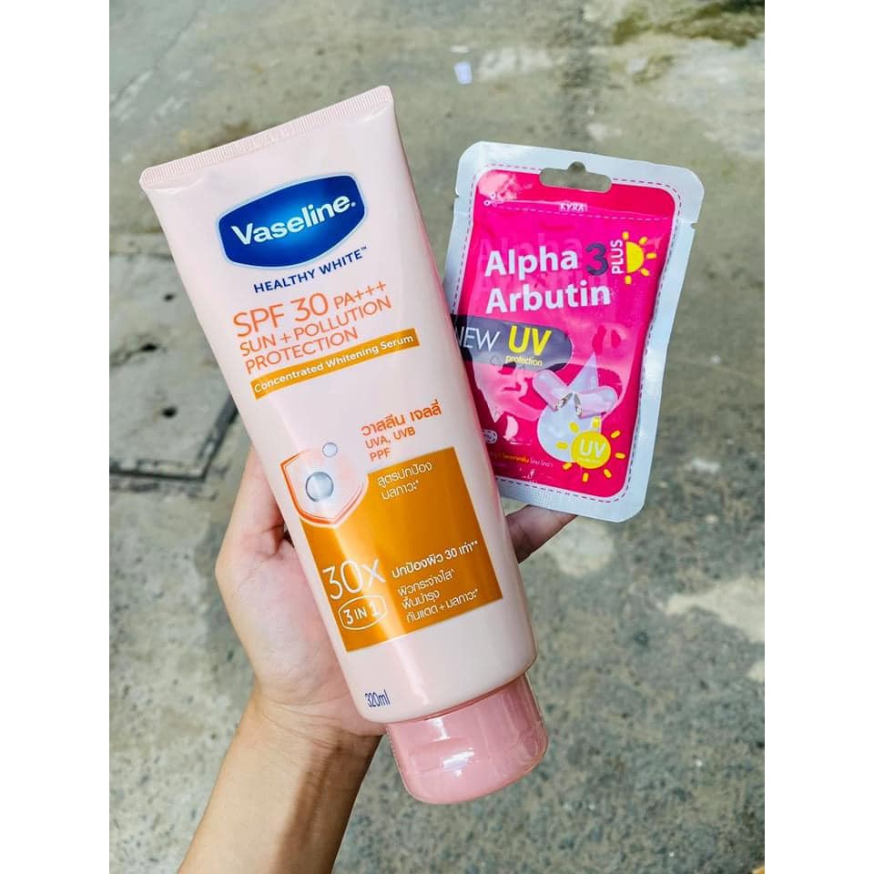 Sữa Dưỡng Thể Trắng Da Vaseline 30X SPF 30 PA++++ Thái Lan, Dưỡng Trắng Gấp 30 Lần, Dưỡng Ẩm,Chống Nắng 320ml Vala Store