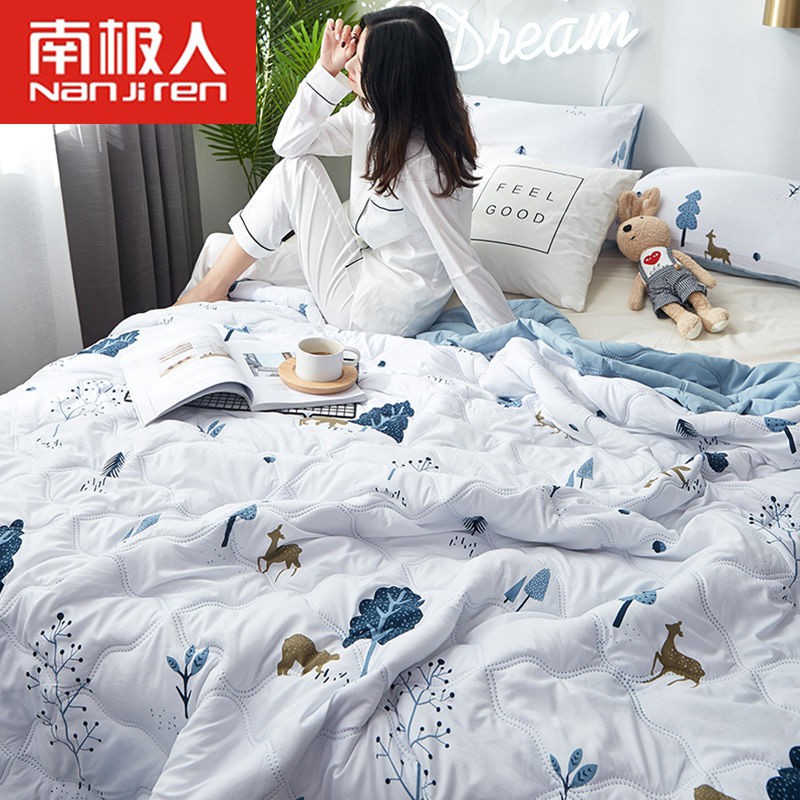 Chăn Cotton Điều Hòa Không Khí Có Thể Giặt Sạch Tiện Lợi