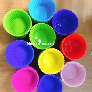 Khuôn silicon làm bánh muffin cho bé