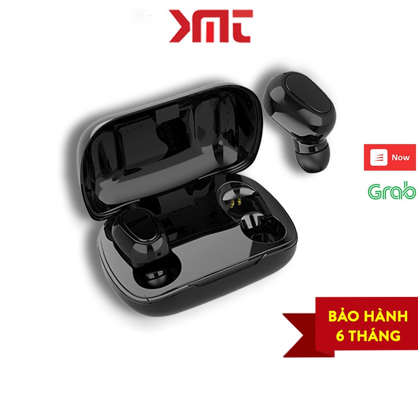 Tai nghe bluetooth 5.0 nhét tai không dây mini gaming pin trâu - đèn LED hiển thị dung lượng pin KMT Store P21