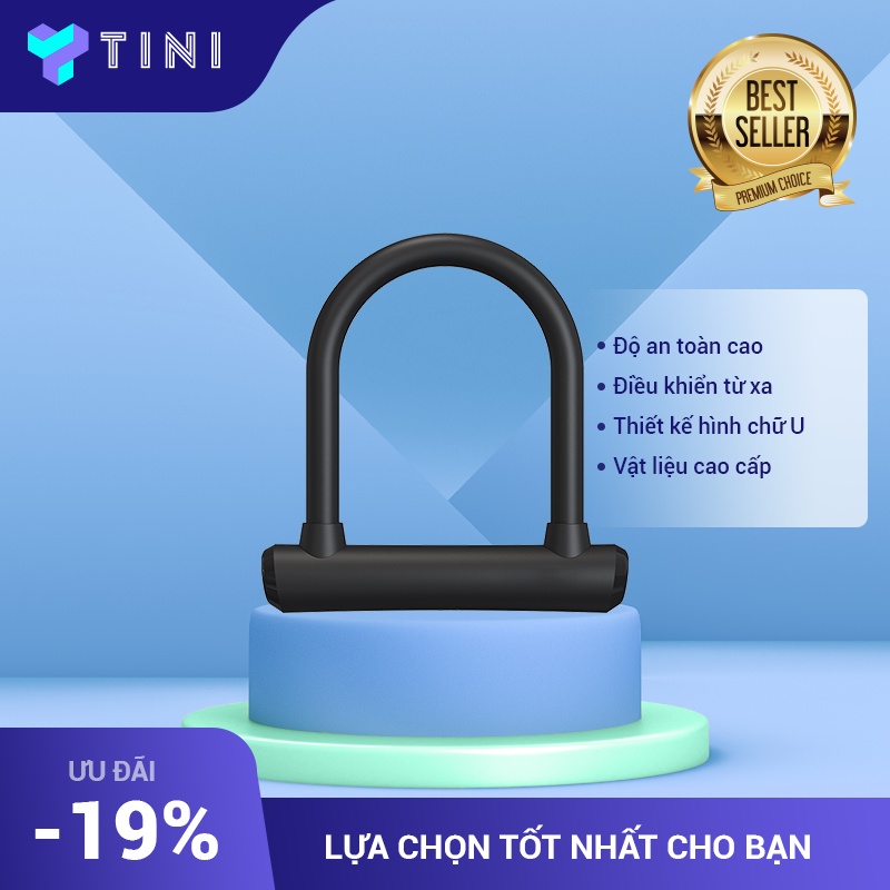 Ổ Khóa Chống Trộm Thông Minh Xiaomi Yeelock ZNUXS01YSB, Kết Nối Từ Xa Hiện Đại