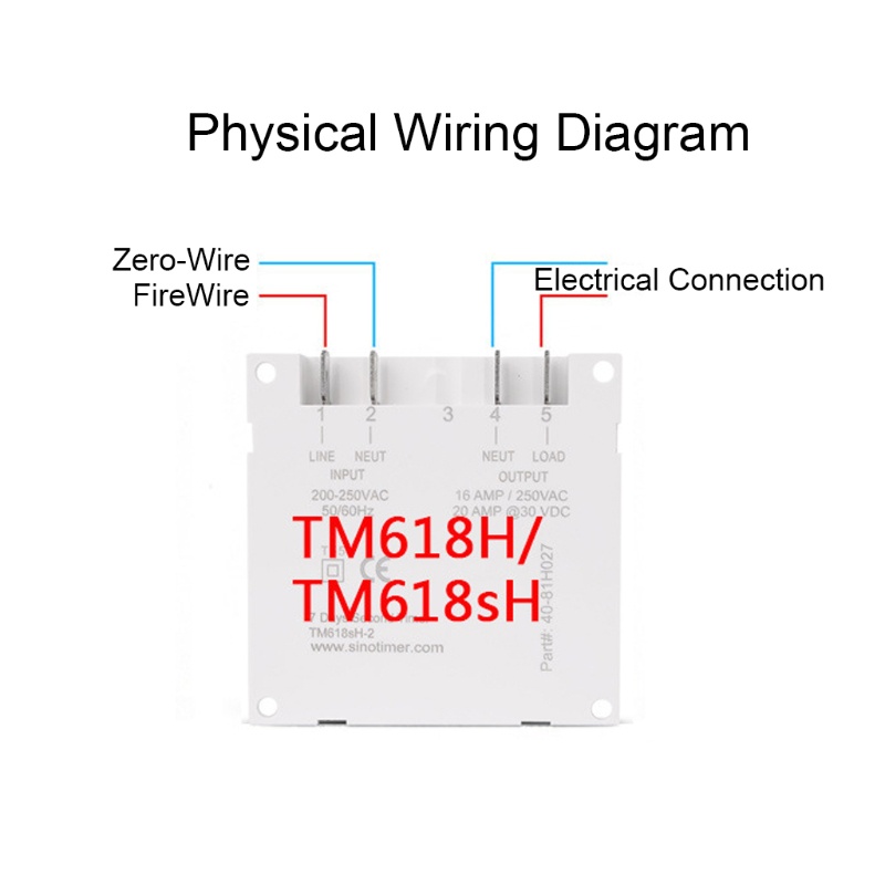 Công Tắc Hẹn Giờ Kỹ Thuật Số Tự Động Nev TM618s Hẹn Giờ 7 Ngày