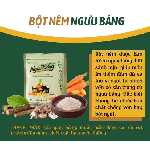 BỘT NÊM CHAY NGƯU BÁNG 450GR/1KG - LÁ TÍA TÔ