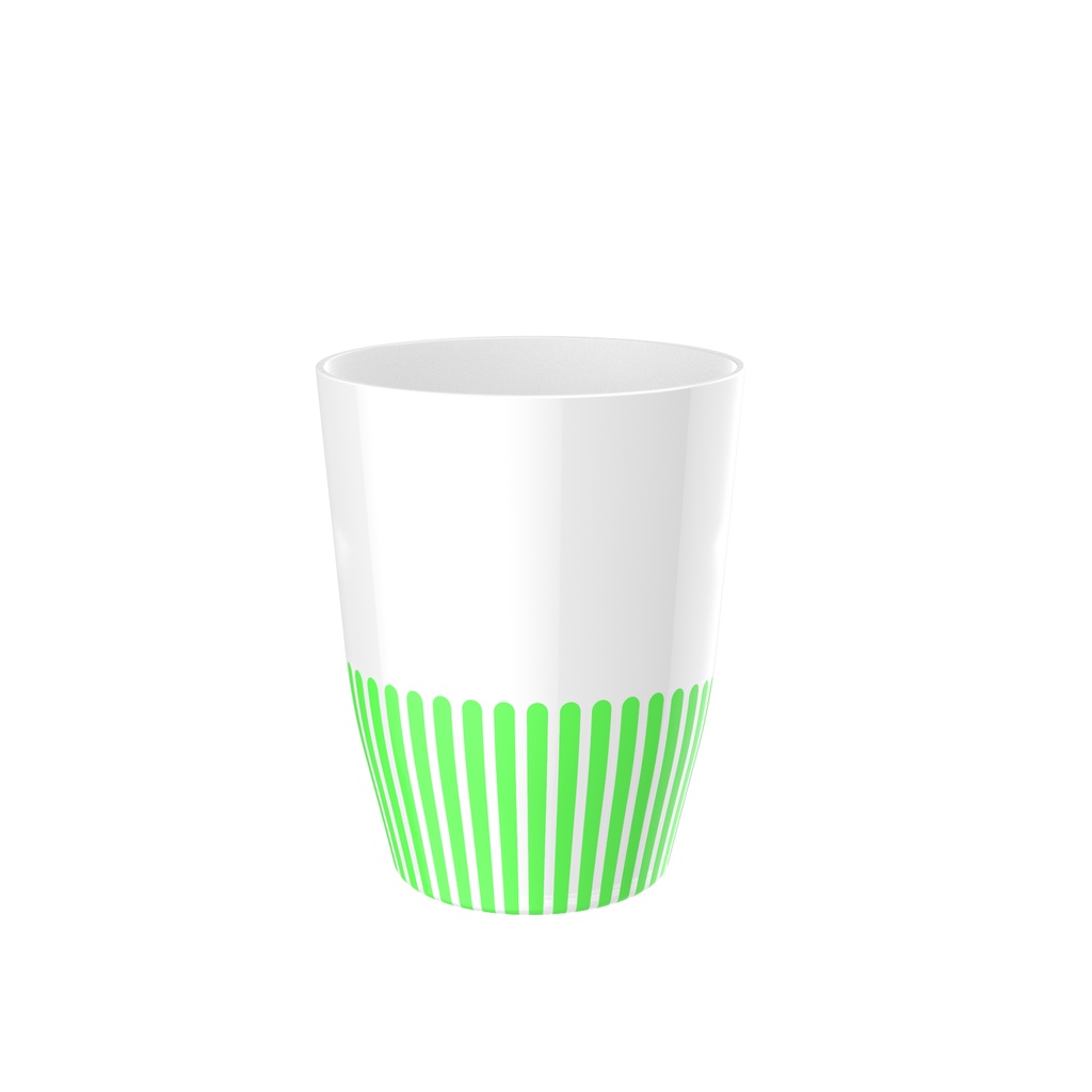 Ly uống nước nhựa màu kẻ sọc L5