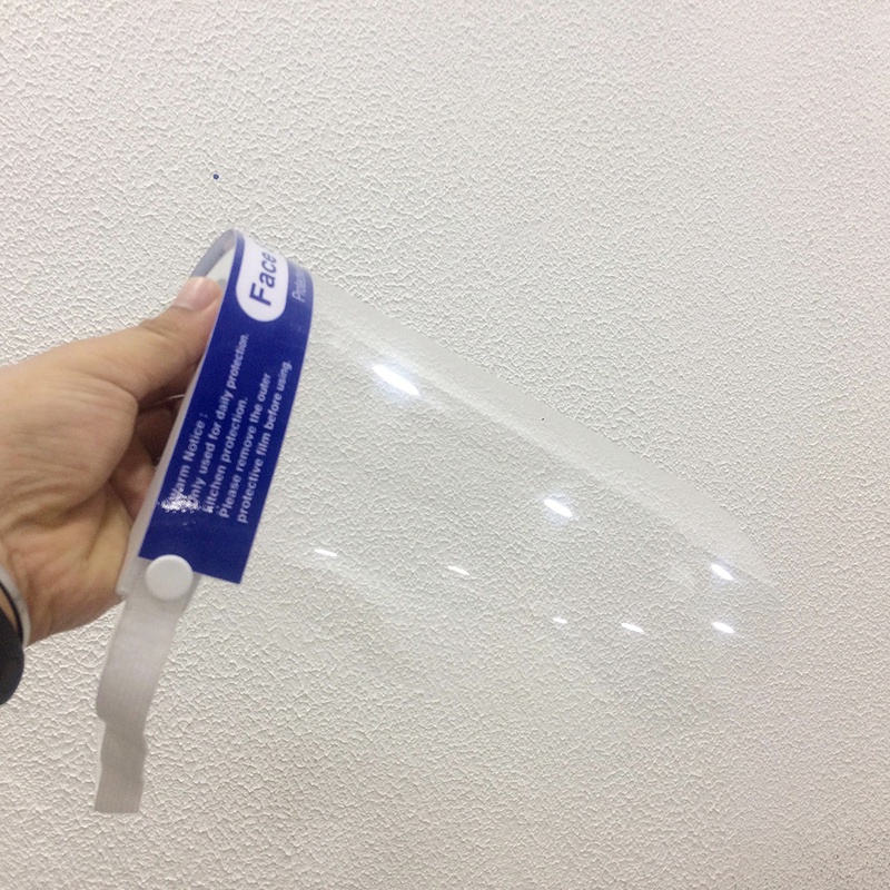 Tấm Chắn Face Shield - Mặt Nạ Bảo Hộ  - Phòng Chống Giọt Bắn, Bụi Và Vi Khuẩn - Nhựa PVC Trong Suôt