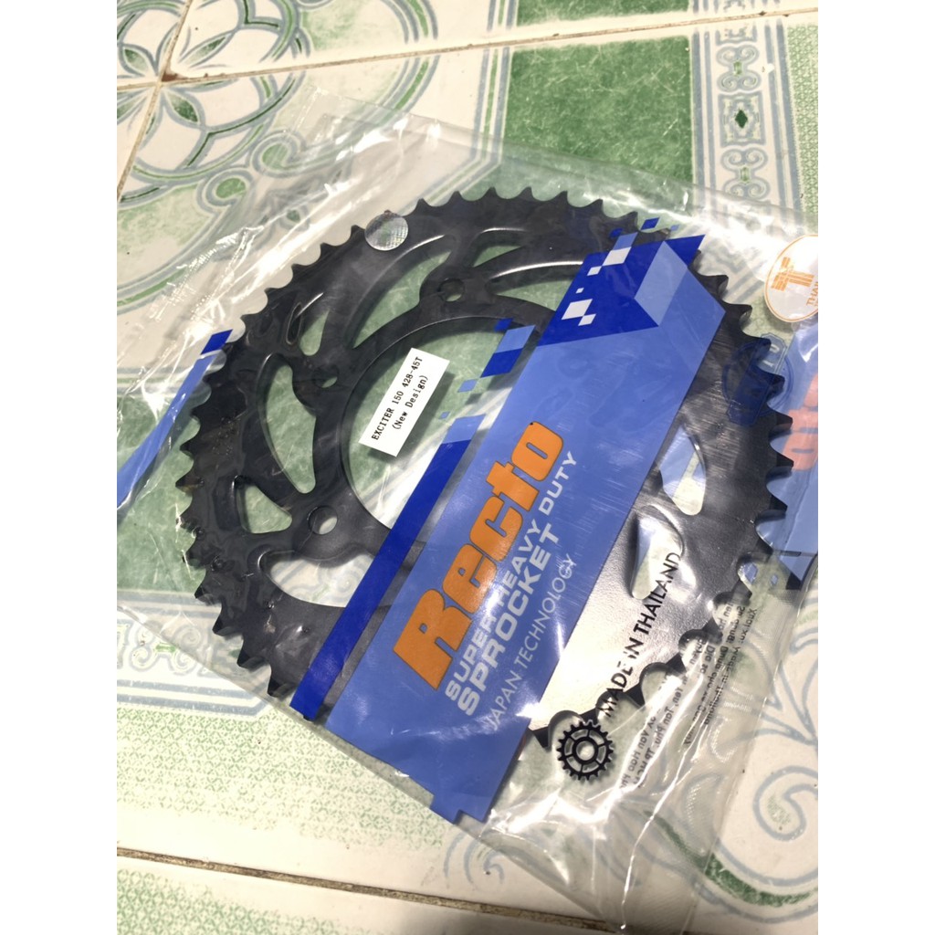 dĩa 45 T xe exciter 150 và 155 hiệu recto