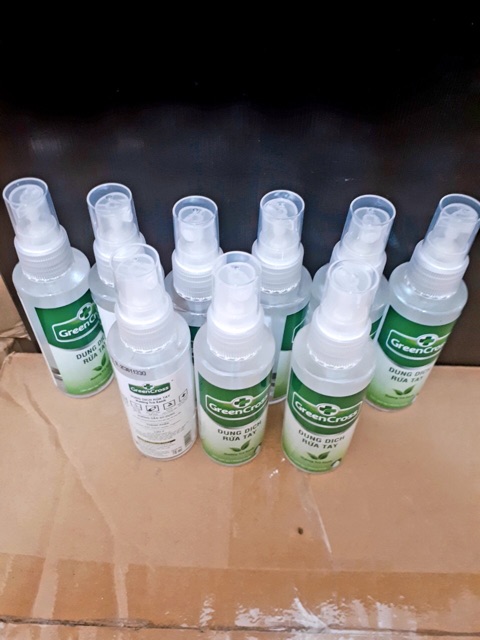 Nước Rửa Tay khô Green Cross dạng xịt 70ml