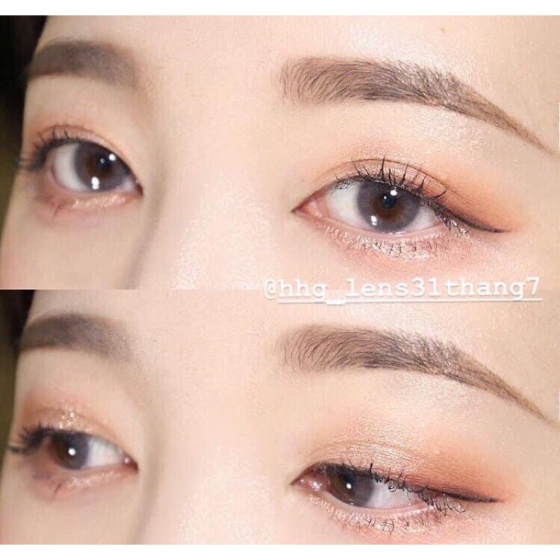 lens xám trong tone vừa không vân không viền