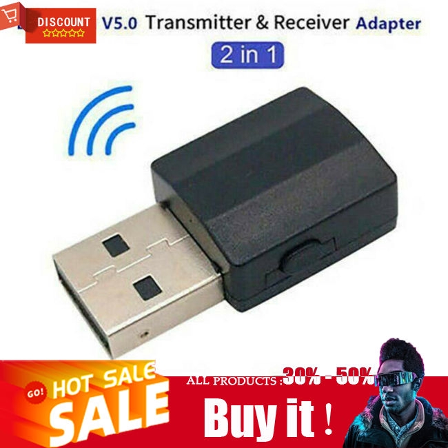 Usb Dongle Thu Phát Bluetooth 5.0 Cho Tv Pc Xe Hơi