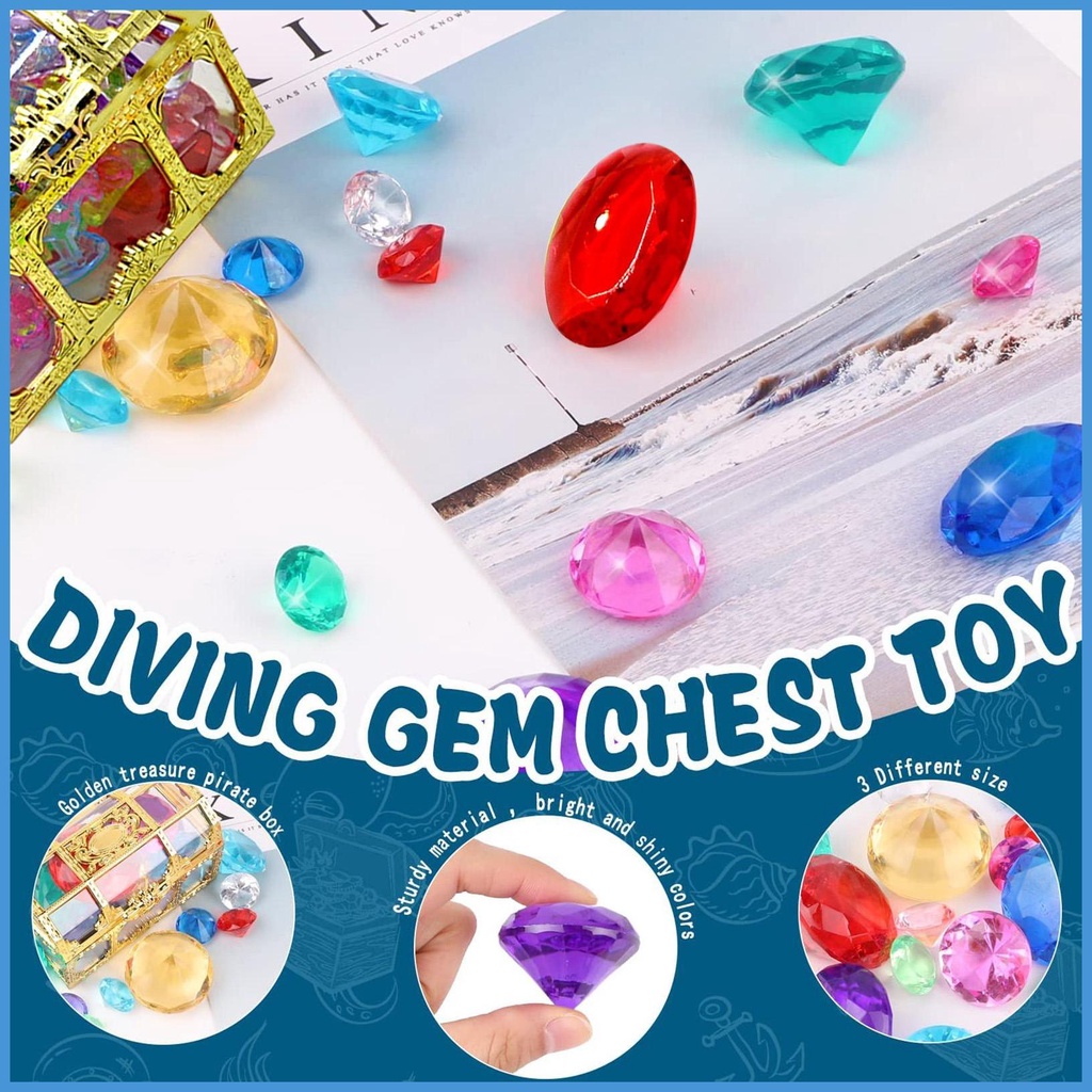 Bộ Đồ Chơi Rương Kho Báu Nhiều Màu Sắc Dành Cho Trẻ Em