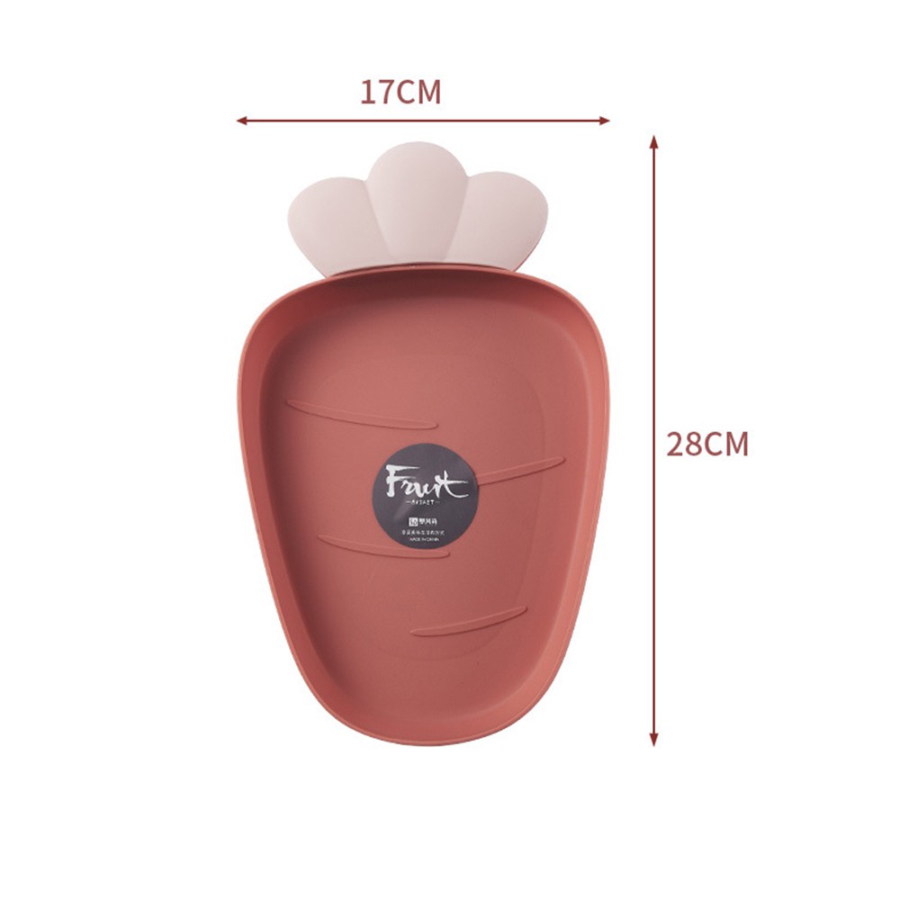 [Tổng Kho Sỉ] Đĩa Đựng Đồ Ăn Vặt - Đựng Trái Cây Siêu Cool S6 - Củ Cà Rốt