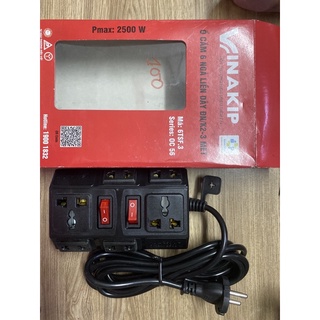 Ổ Cắm Điện Đa Năng (Dây 3m 6 ổ cắm)- Vinakip