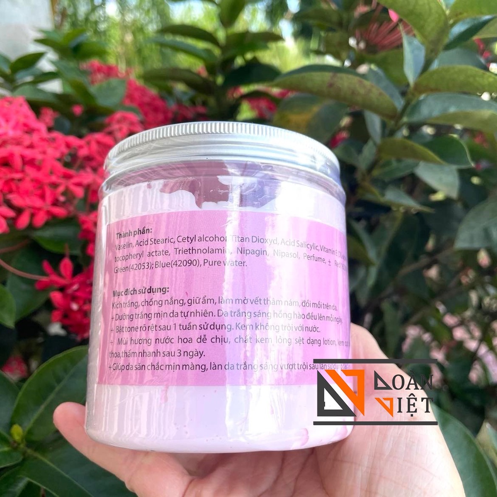 Kem DƯỠNG TRẮNG DA TOÀN THÂN (BÔNG) Trinh Nữ Hoàng Cung - Dạng Lotion thấm nhanh, mùi hương dịu nhẹ SIZE ĐẠI