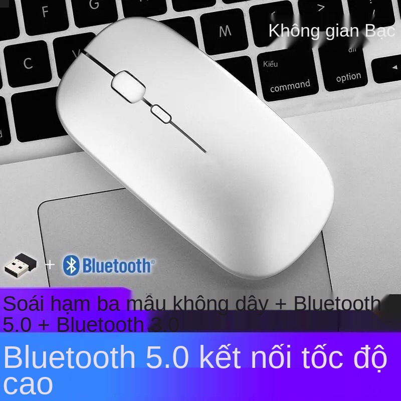 Máy tính bảng điện thoại di động Bluetooth Dell Lenovo iPad Wharton câm sạc không dây chuột văn phòng